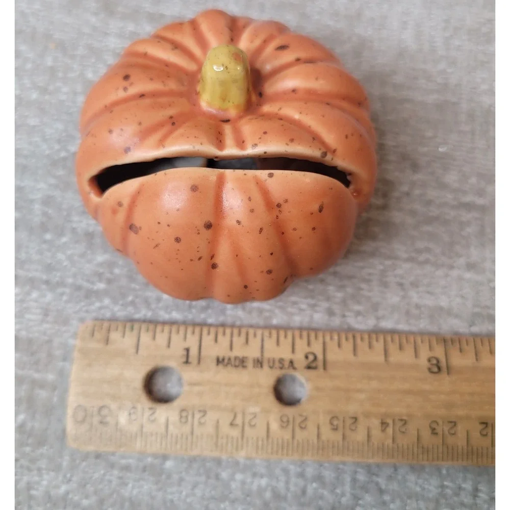 Williams Sonoma Harvest Pumpkin‎ Place Card Holders 8 Autumn Fall NEW OLD STOCK